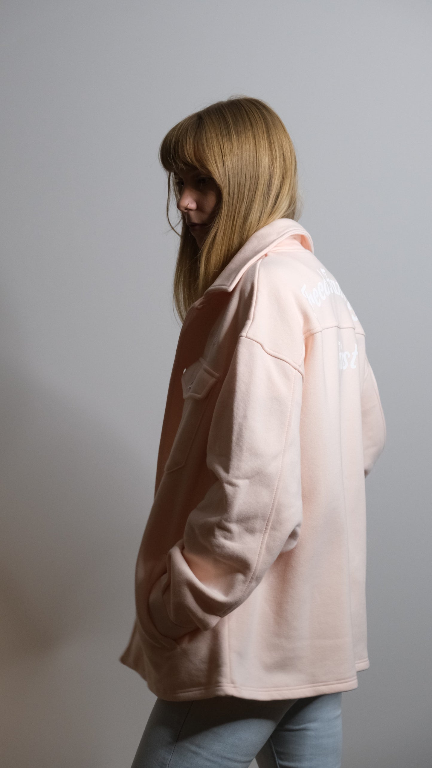 Pulloverjacke Light Pink | The Beginning