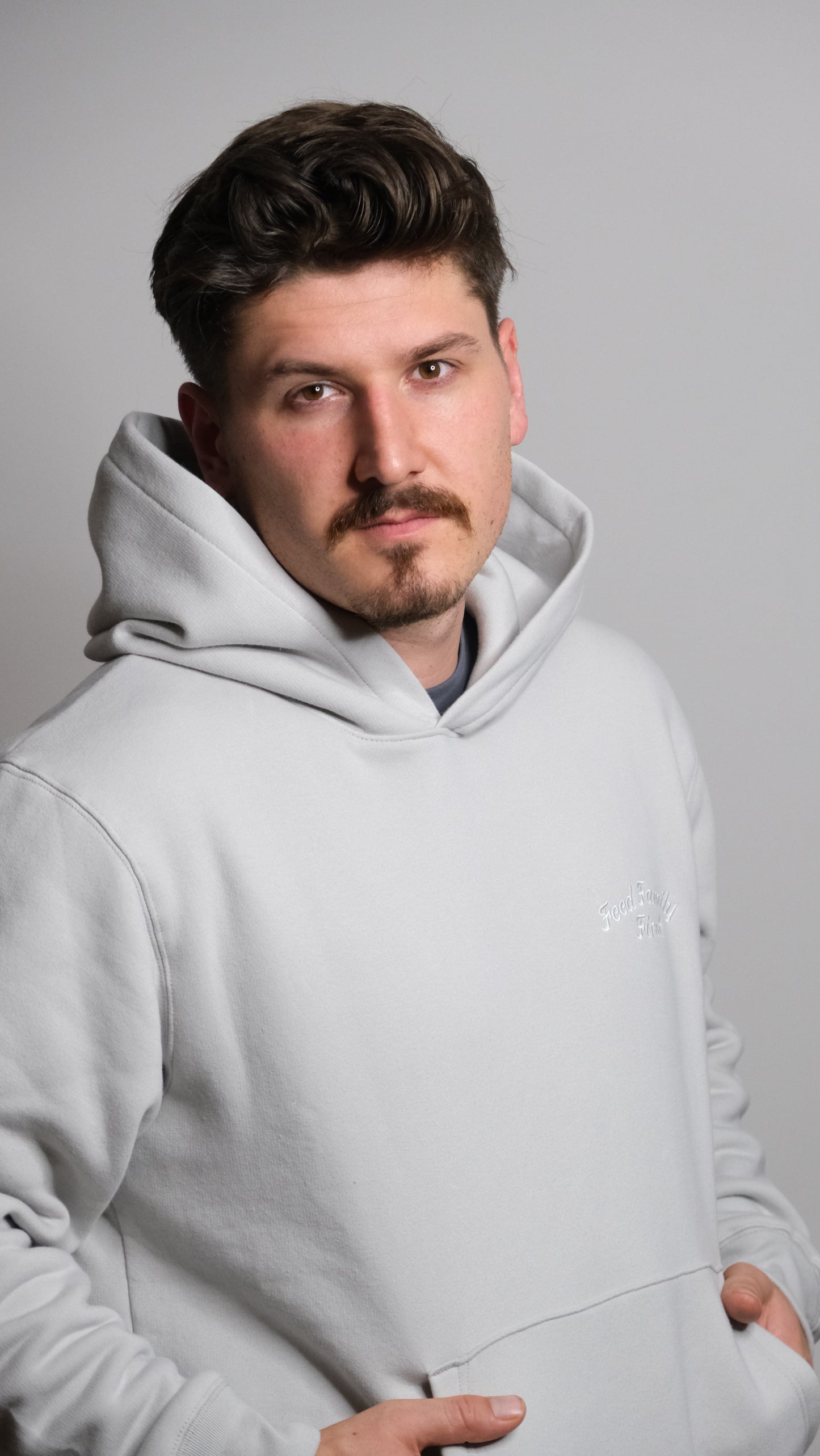 Hoodie Light Grey | The Beginning