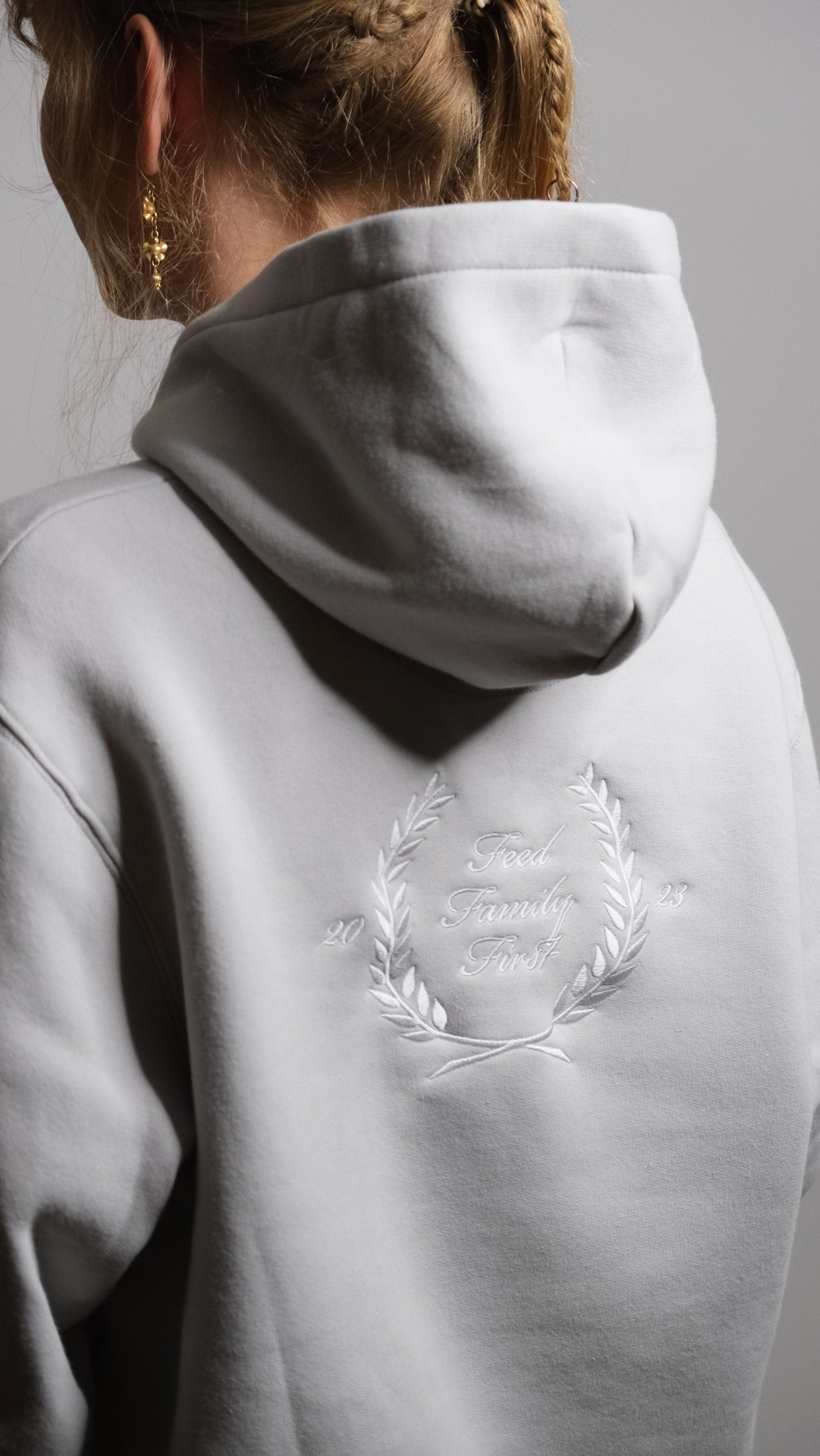 Hoodie Light Grey | The Beginning