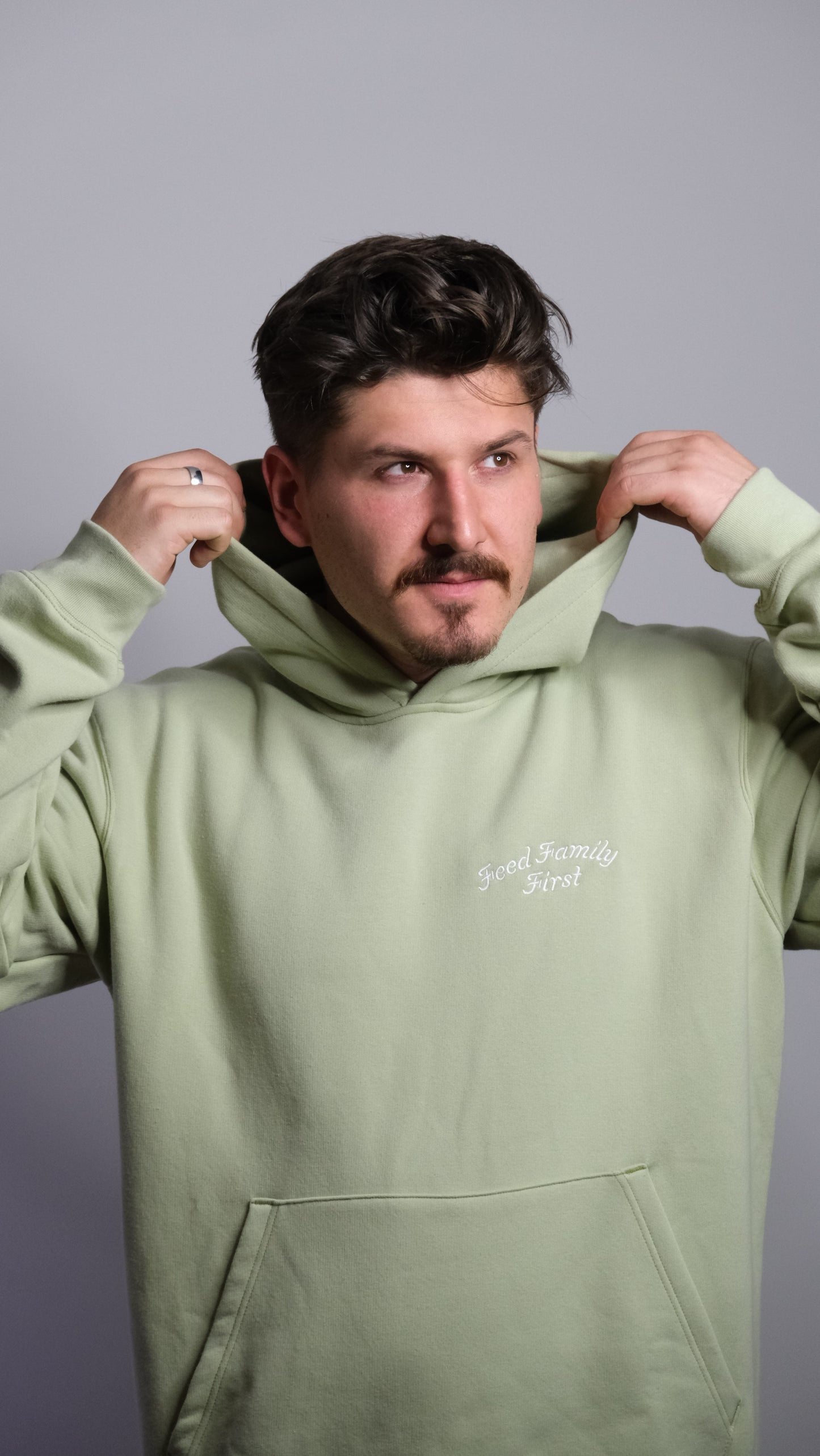 Hoodie Light Khaki | The Beginning