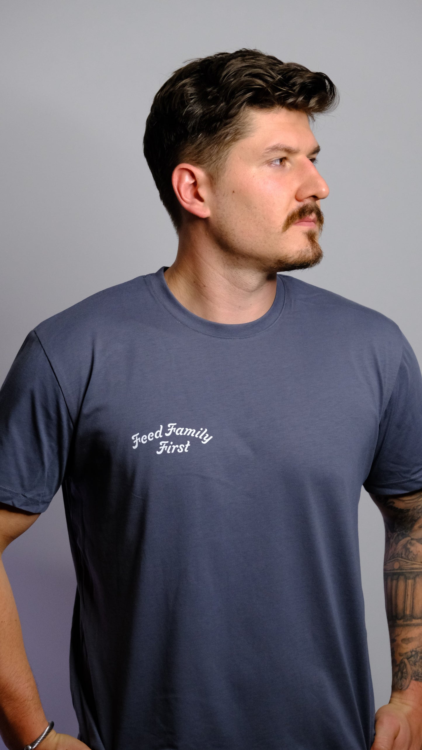 T-Shirt Metallic Grey | The Beginning