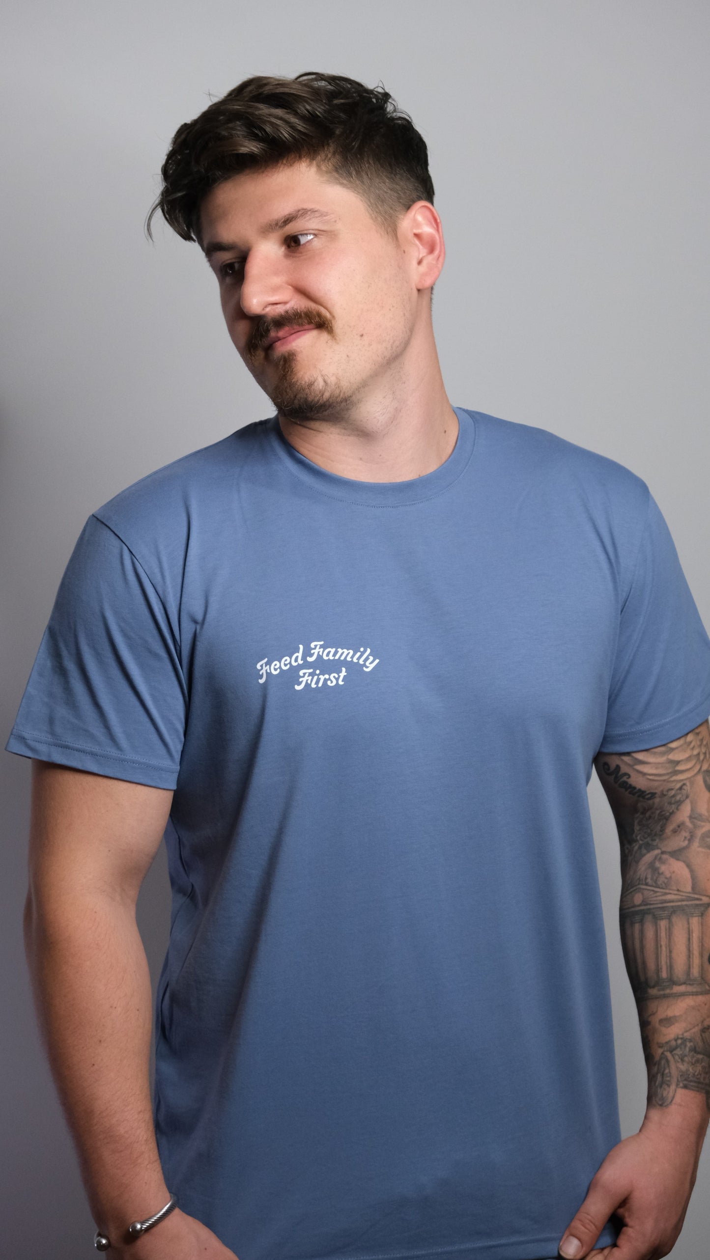 T-Shirt Steel Blue | The Beginning